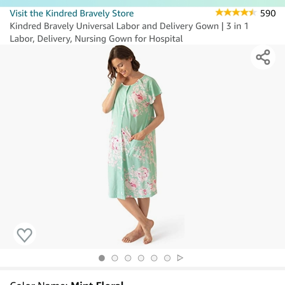 Delivery gown